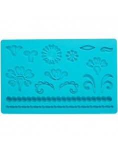 Molde Fondant Diseño Damasco Wilton 2