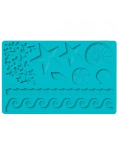 Molde Fondant Diseño Vida Marina Wilton 2