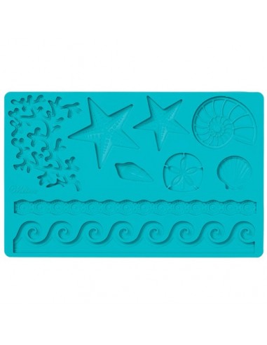 Molde Fondant Wilton Diseño Vida Marina