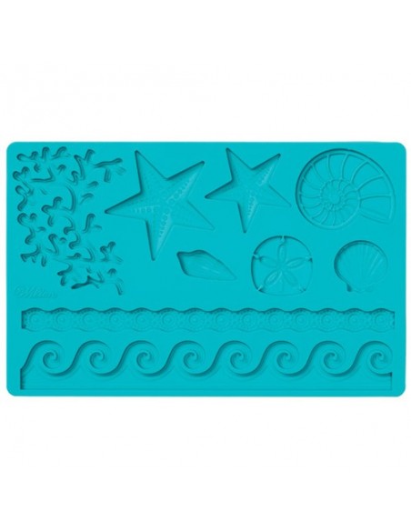 Molde Fondant Wilton Diseño Vida Marina