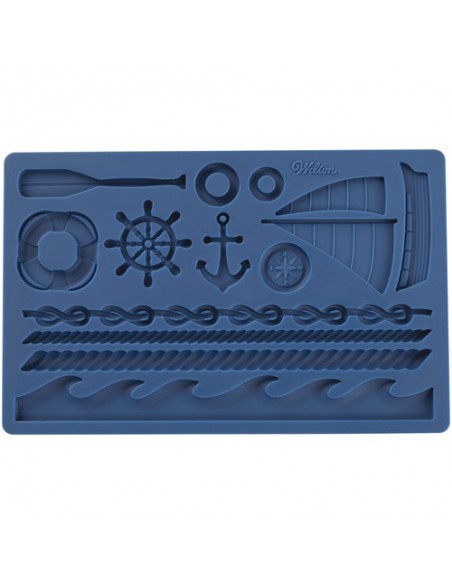 Molde Fondant Wilton Diseño Náutico