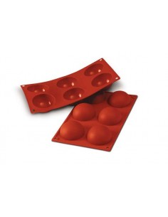 Molde de Silicona de 6 Semiesferas Silikomart