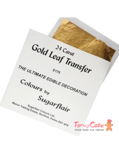 Lámina de Oro 24 Quilates Sugarflair 2