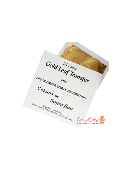 Lámina de Oro 24 Quilates Sugarflair