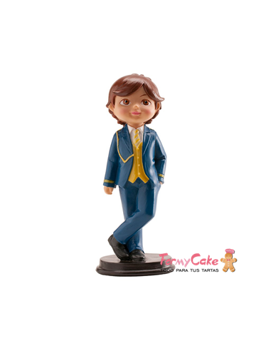 Figura  Comunión Niño Marinero 16cm Dekora