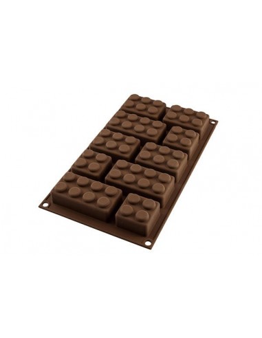 Molde Silicona Choco Block Silikomart