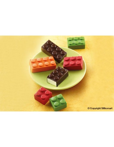 Molde Silicona Choco Block Silikomart