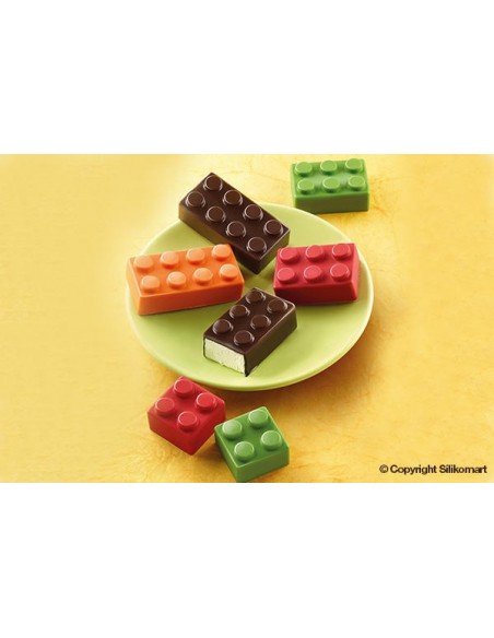 Molde Silicona Choco Block Silikomart