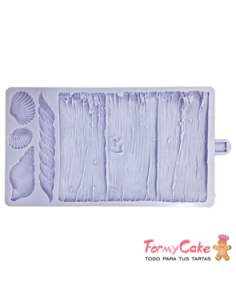 Molde Silicona  Madera Rústica por Alice de Karen Davies