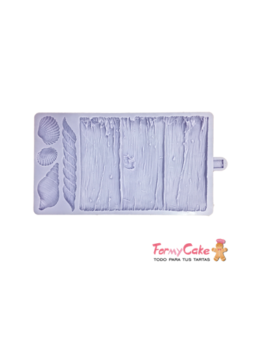 Molde Silicona  Madera Rústica por Alice de Karen Davies