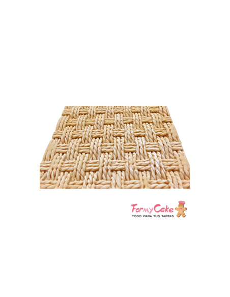 Molde de Silicona  Cesta Rústica de Alice de Karen Davies