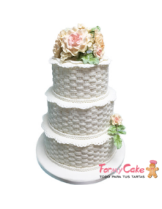 Molde de Silicona  Cesta Rústica de Alice de Karen Davies 2