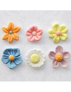 Molde de Silicona Pequeñas Flores Katy Sue 2