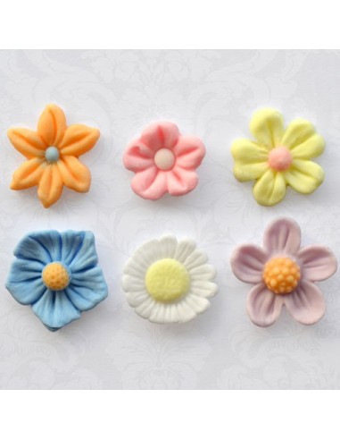 Molde de Silicona Pequeñas Flores Katy Sue