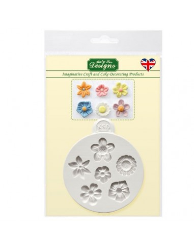 Molde de Silicona Pequeñas Flores Katy Sue