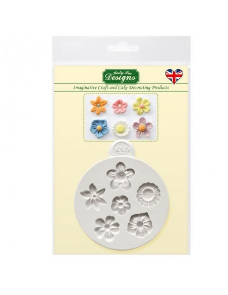 Molde de Silicona Pequeñas Flores Katy Sue
