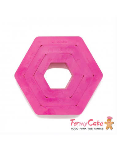 Set 3 Cortadores Hexágonos Decora