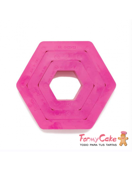 Set 3 Cortadores Hexágonos Decora