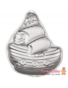 Molde Metálico Barco Pirata  Wilton