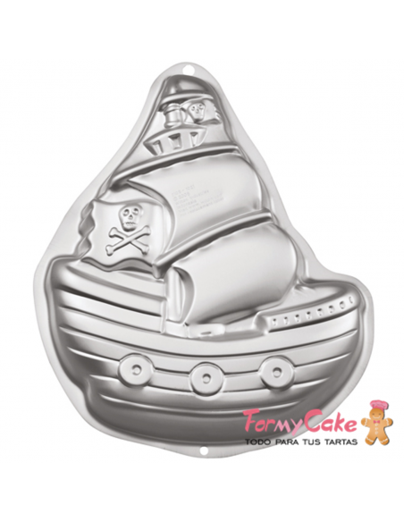 Molde Metálico Barco Pirata  Wilton