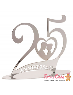 Figura 25 Aniversario Bodas de Plata Dekora