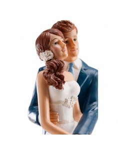 Figura para Tarta Novios "Laura y Álvaro" 18cm Dekora 2