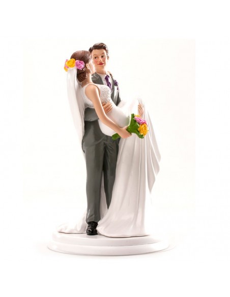 Figura para Tarta Novios "Laura y Álvaro" 18cm Dekora