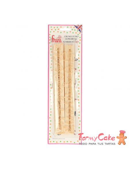 Cortantes de Alfabeto y Números Funky FMM