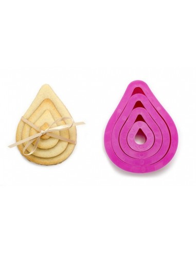 Set 4 Cortadores De Gota Decora