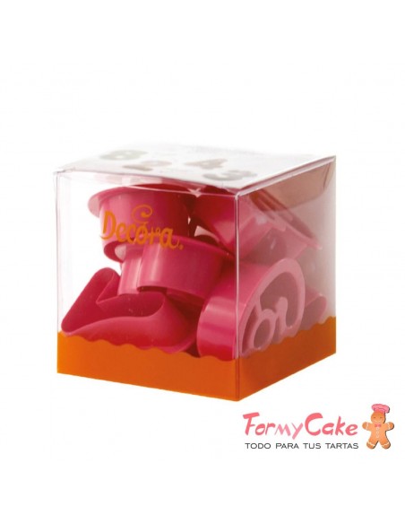 Cortantes Números 5,2x2,2cm Decora