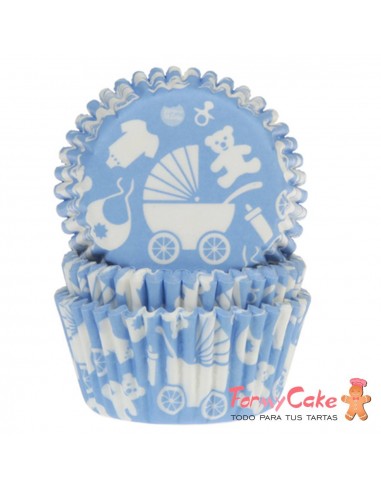 Cápsulas Motivos Bebé Azules House of Marie